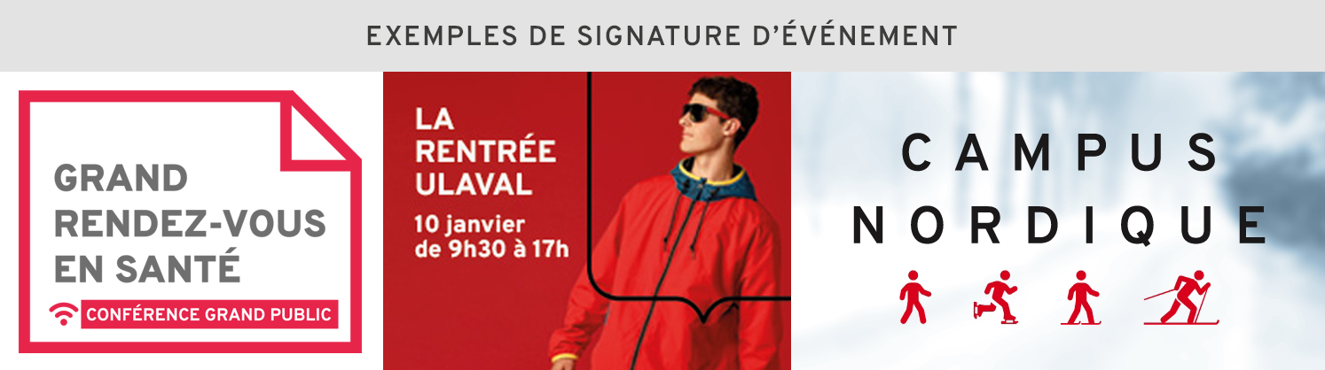 Signatures evenements